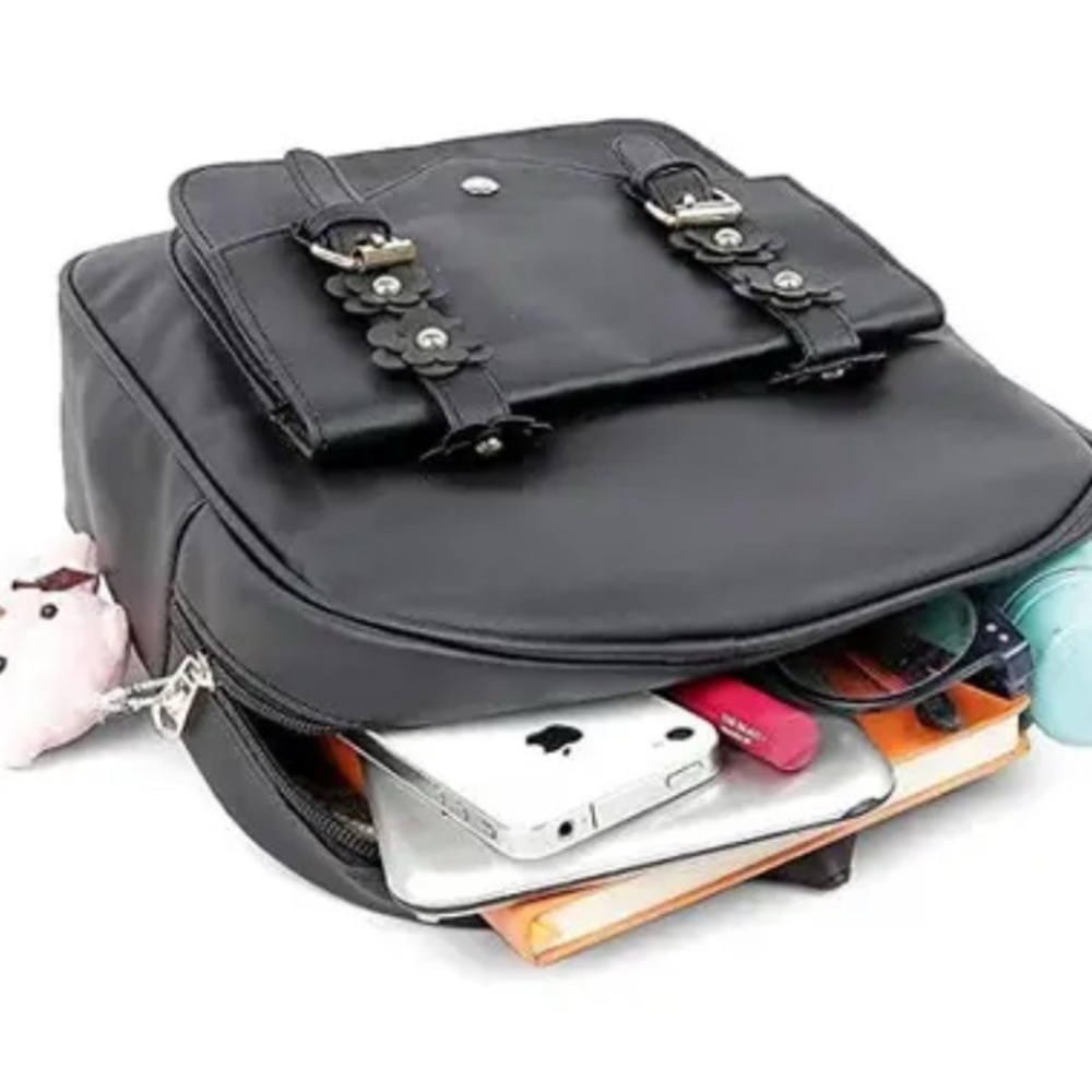 Elegant Black Backpack and Purse Set 4 pieces​ - Picture 3 of 5